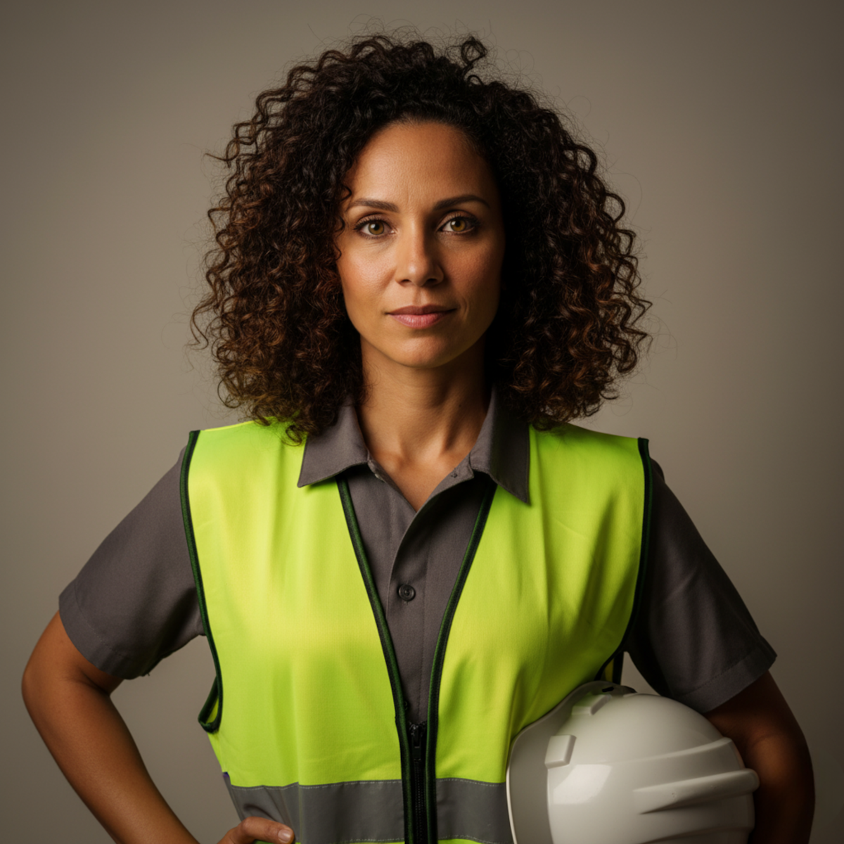 confident engineer portrait